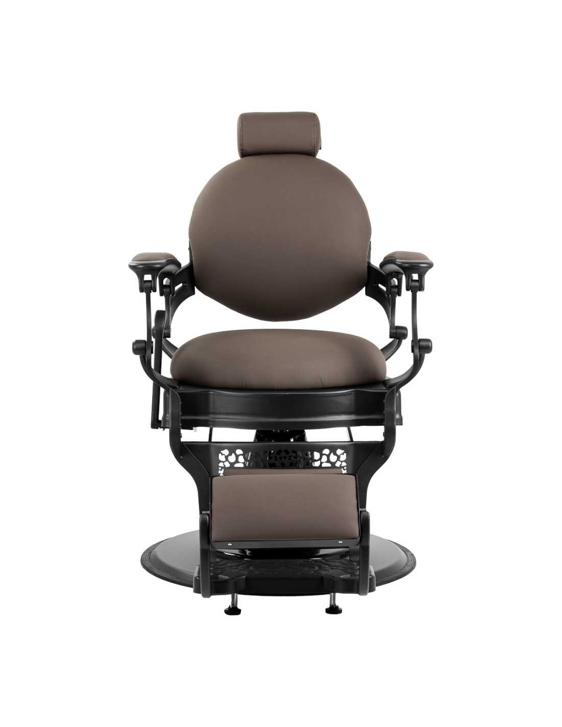 GIULIANO Caffè Barber chair – Vintage Brown & Artisanal Warmth 