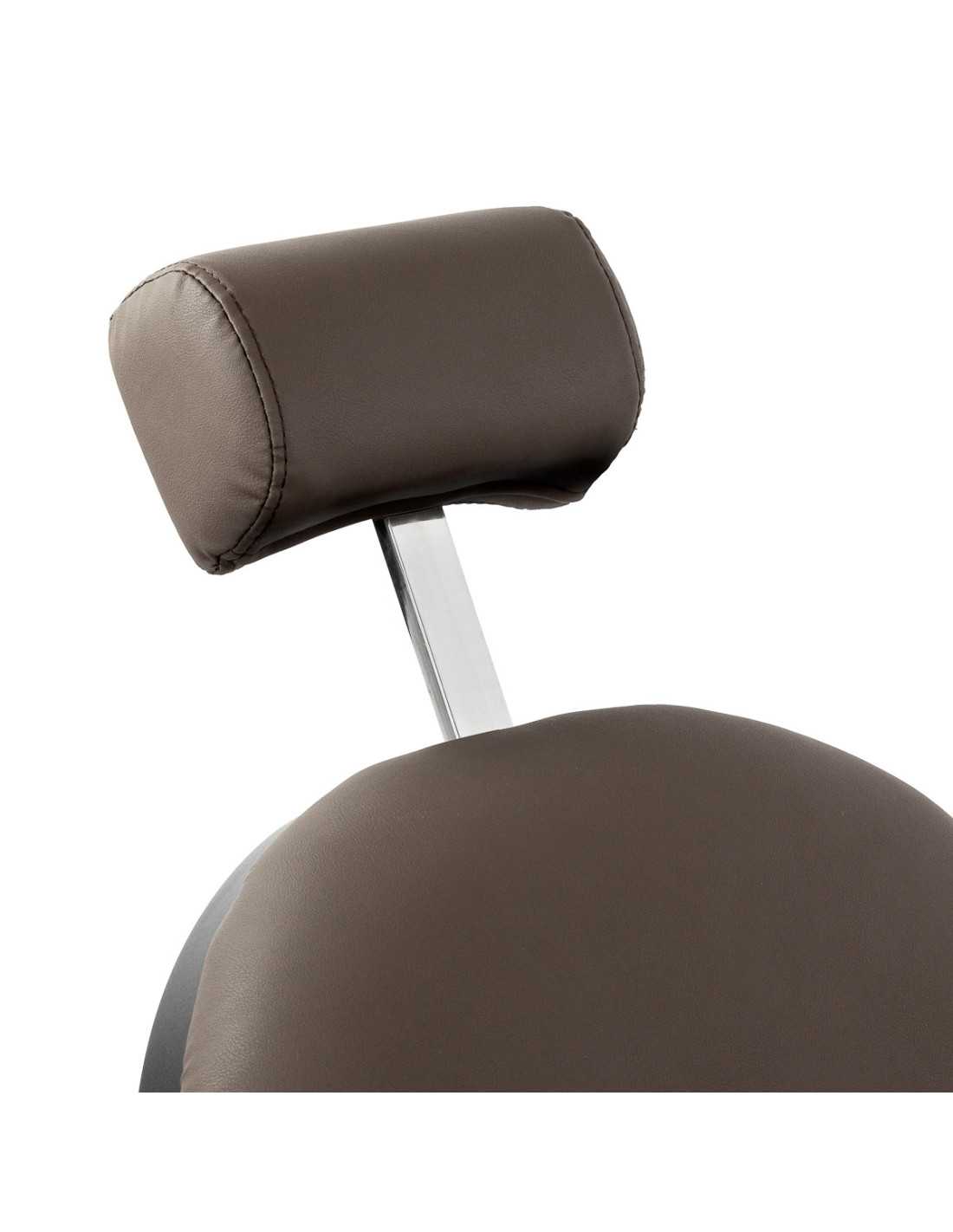 GIULIANO Caffè Friseurstuhl – Vintage Braun & handwerkliche Wärme