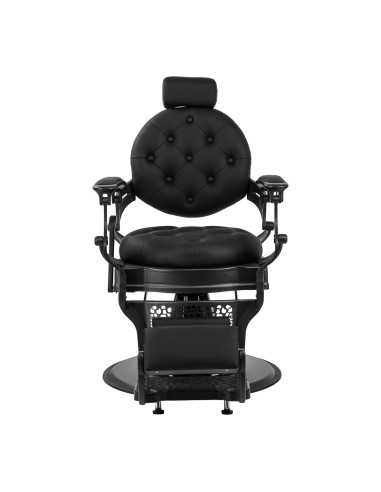 Fauteuil Barbier GIULIANO Onyx – Noir Intense & Structure Blackline 