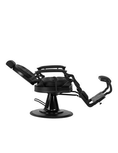 Fauteuil Barbier GIULIANO Onyx – Noir Intense & Structure Blackline 