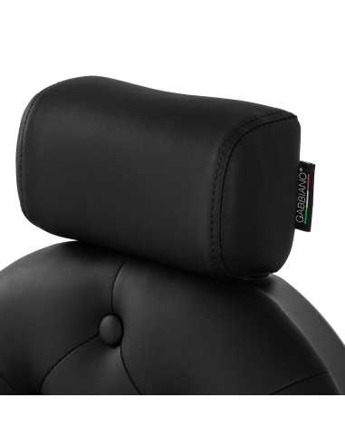 GIULIANO Onyx Friseurstuhl – Intensives Schwarz & Blackline-Struktur