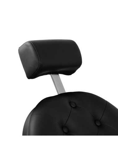 Poltrona da barbiere GIULIANO Onyx – Struttura Nero Intenso e Blackline