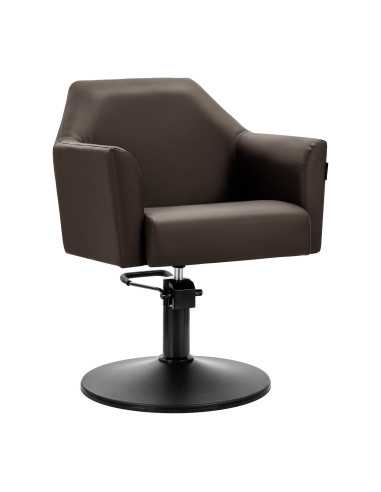 HydroLift Elite Mokkabraun Pro Friseurstuhl 