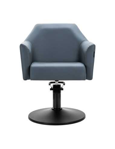 HydroLift Elite Blue Steel Pro Friseurstuhl 