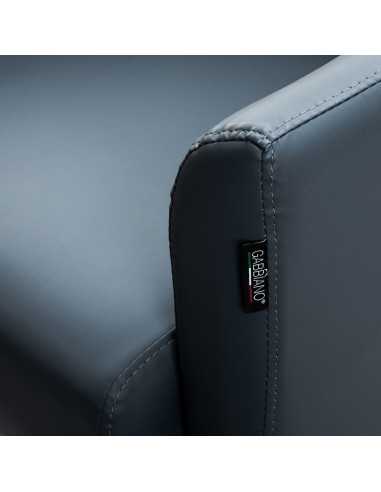 HydroLift Elite Blue Steel Pro Friseurstuhl 