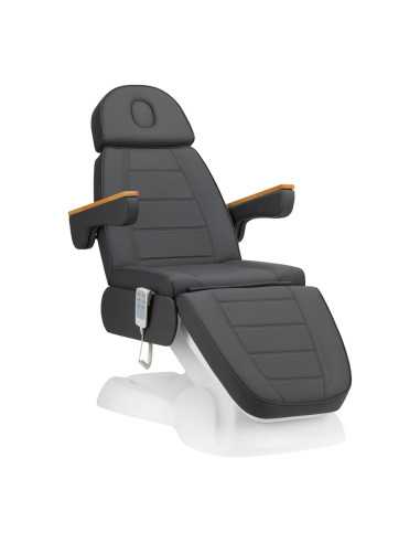 Poltrona estetica elettrica Firenze in legno nero 3 motori Pro