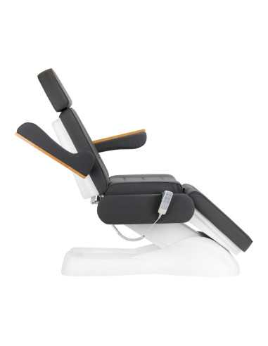 Poltrona estetica elettrica Firenze in legno nero 3 motori Pro