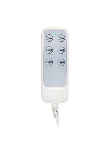 Fotel elektryczny Firenze Aesthetic z czarnym drewnem i 3 silnikami Pro