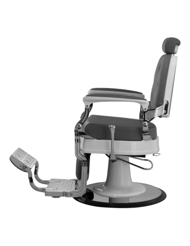 Fauteuil barbier arizona gris 