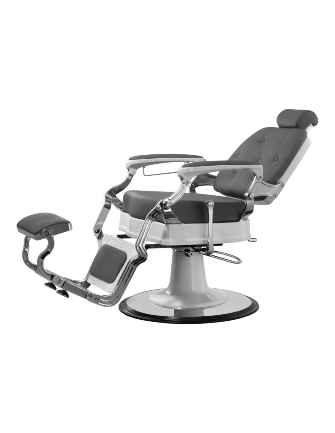 Fauteuil barbier arizona gris 