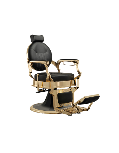 Syracuse Gold kappersstoel, luxe design & professioneel comfort