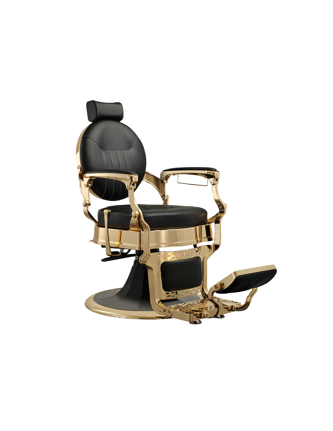 Syracuse Gold Barber chair , luxury design & professional comfort