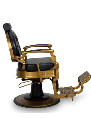 Cadeira de barbeiro Medici Gold – Elegância e estabilidade Pro