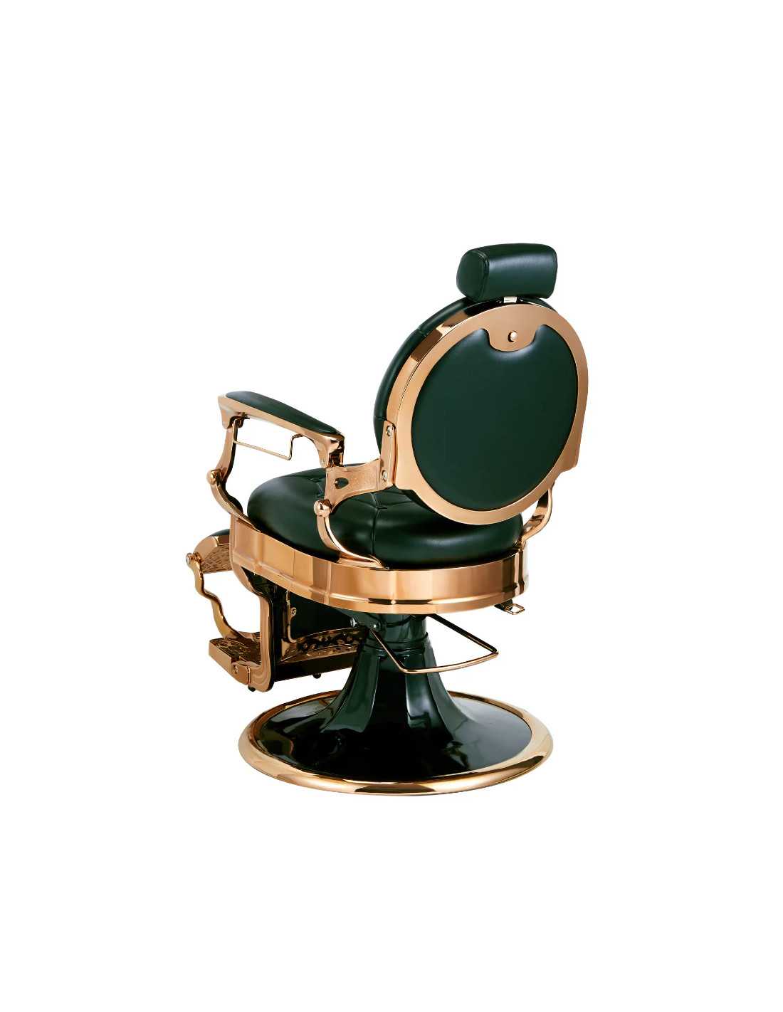 Groene & Gouden Kappersstoel – Medici Verde Toscano Pro