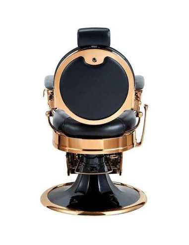 Poltrona da barbiere in rame e nero – Medici Shiny Copper