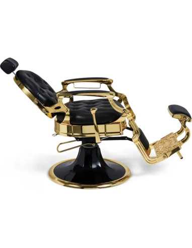 Poltrona da barbiere oro e nero – Medici Imperial Gold