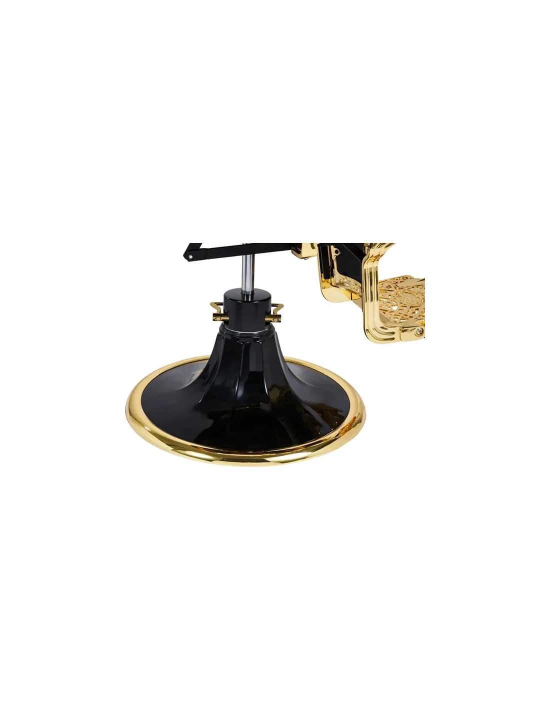 Poltrona da barbiere oro e nero – Medici Imperial Gold