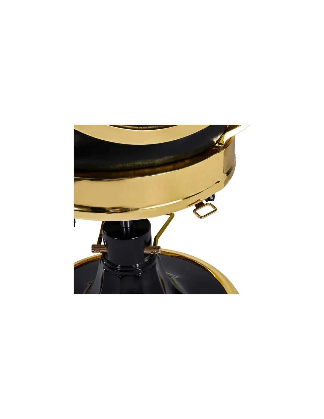 Poltrona da barbiere oro e nero – Medici Imperial Gold