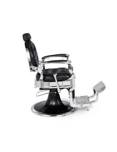 Black & Chrome Barber chair – Medici Nero Cromo