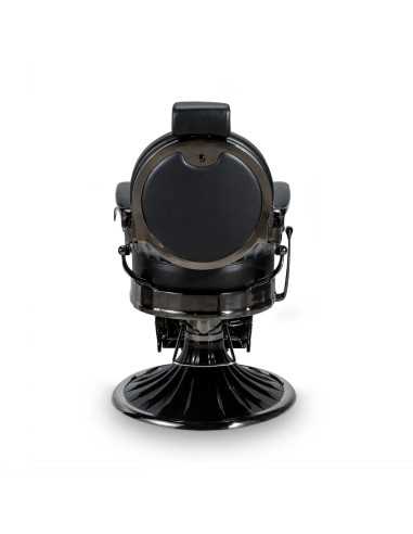 Cadeira de barbeiro Axis Black – Design de alta costura e conforto profissional
