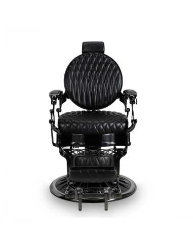 Poltrona da barbiere Axis Black: design di alta moda e comfort professionale