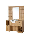 Postazione da barbiere in rovere chiaro – Style & Pro Sink