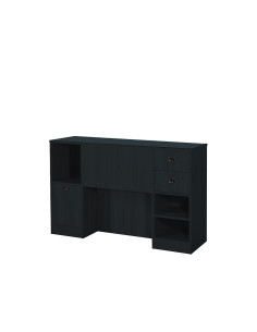 4B Barber Styling Station Matte Black | Compact & Practical