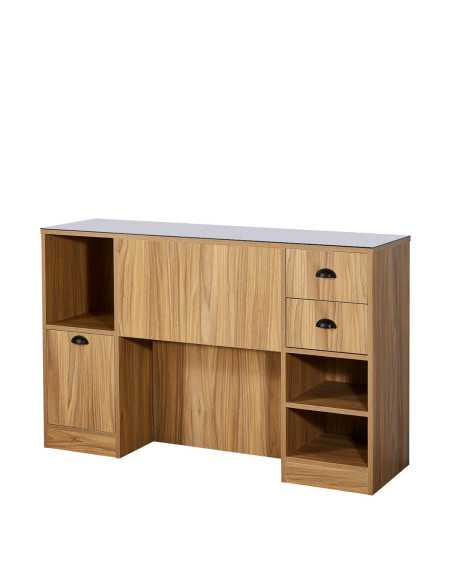 4B Barber Styling Station Licht Eiken | Compact & Praktisch