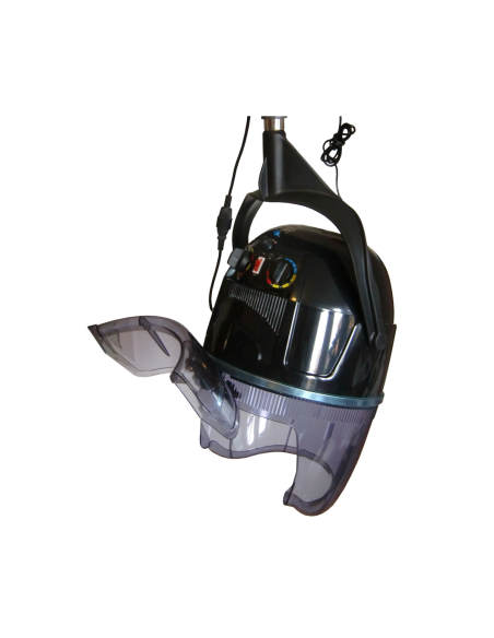 Casque sèche-cheveux mural : technologie avancée pour coiffeurs professionnels, confort et design moderne
