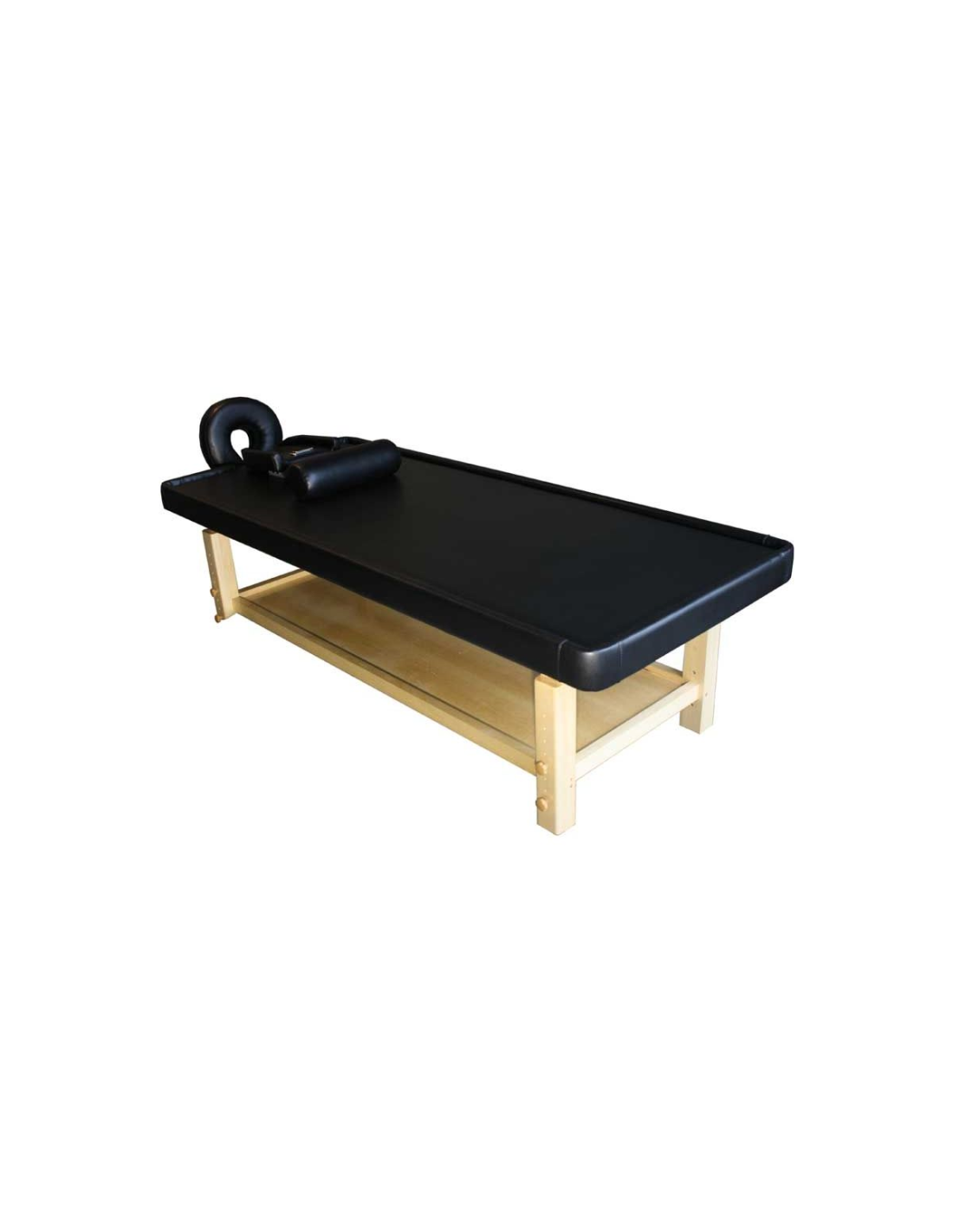 Ayurvedische massagetafel zwart