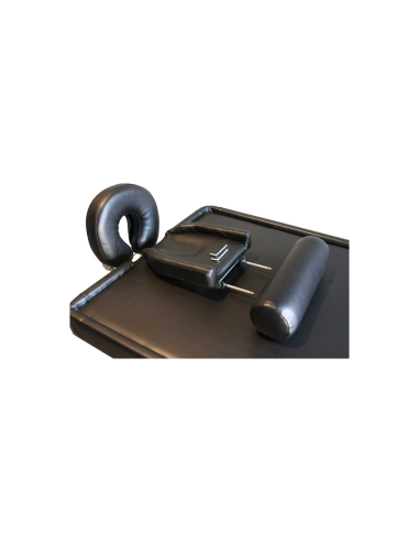 Mesa de masaje plegable Ayurveda negra