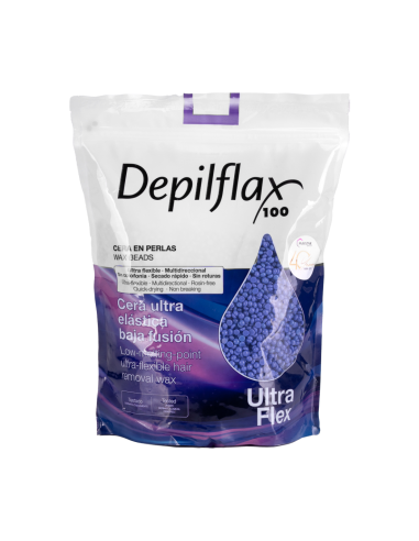 Depilflax Ultraflex Mauve Haarentfernungswachs – Perlen 1 kg für empfindliche Haut