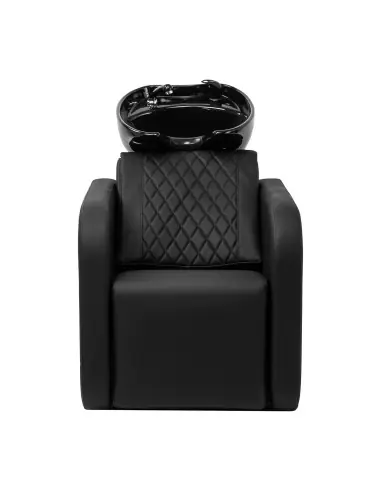 Bac de Lavage Coiffure Massant Bellagio Noir – repose-jambes électrique