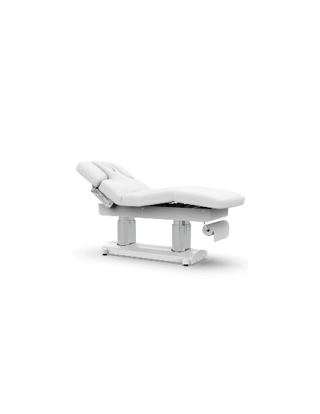 Mesa de massagem elétrica branca com função de aquecimento – modelo profissional Phenora Eleganza
