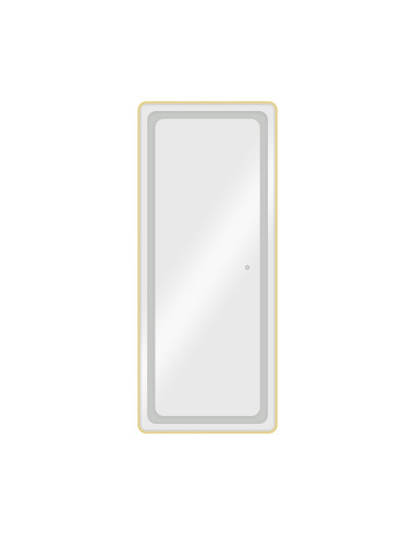 Coiffeuse miroir coiffeur mural LED LUMINA Gold 