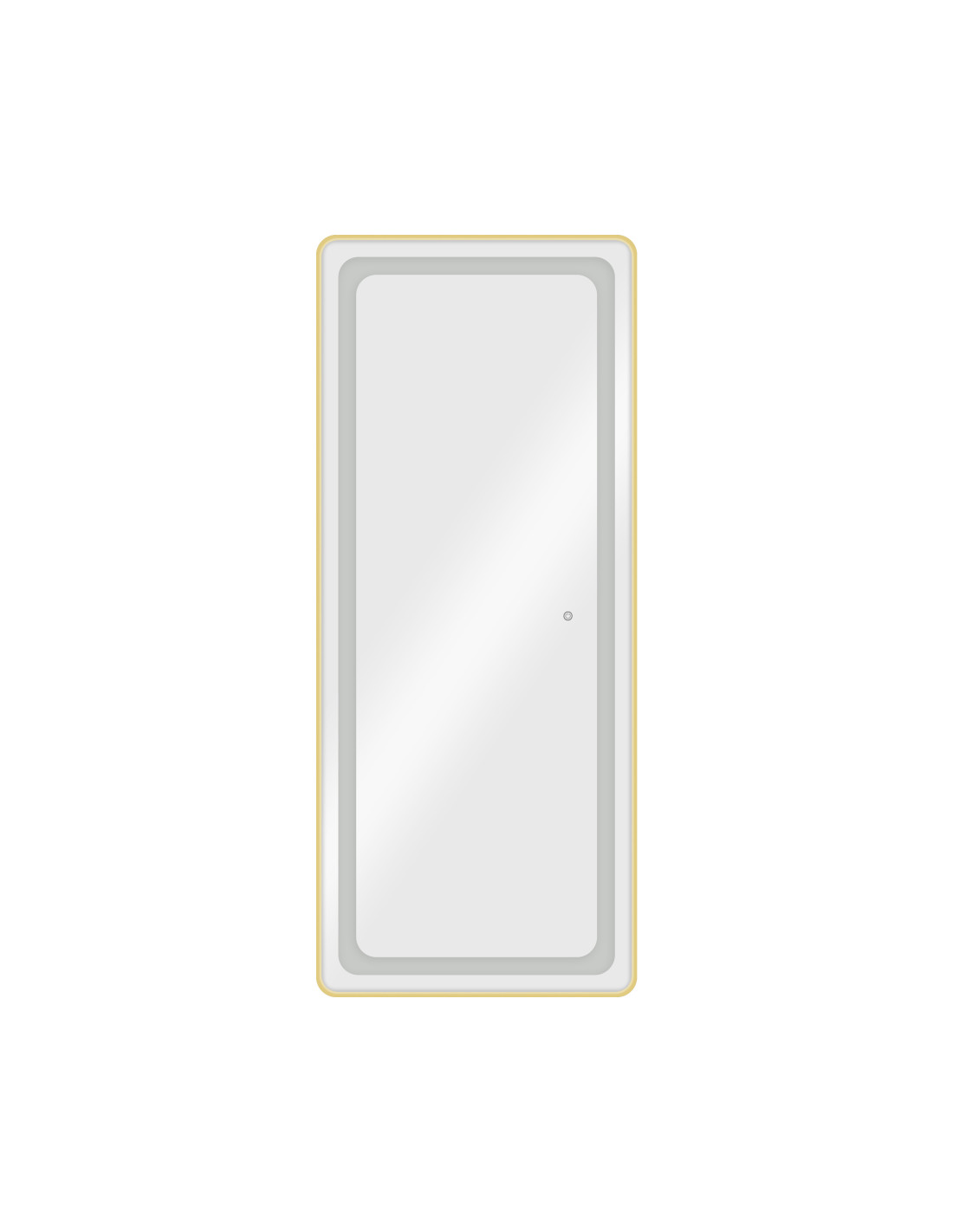 Coiffeuse miroir coiffeur mural LED LUMINA Gold 