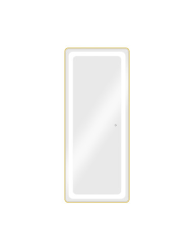 Coiffeuse miroir coiffeur mural LED LUMINA Gold 