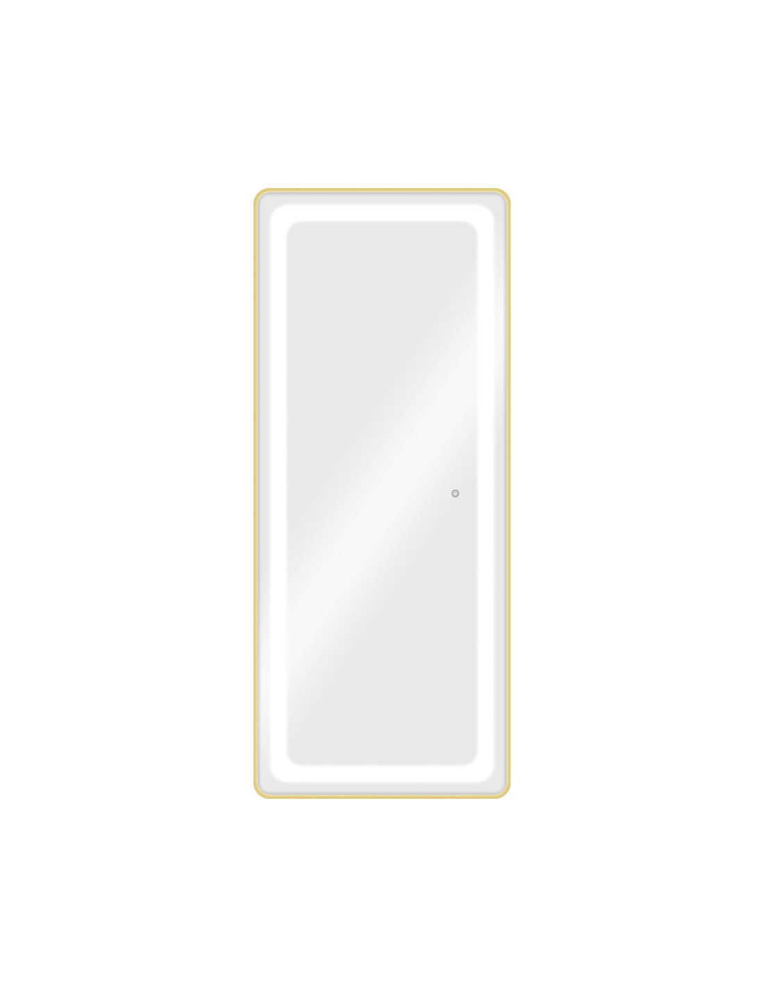 Coiffeuse miroir coiffeur mural LED LUMINA Gold 