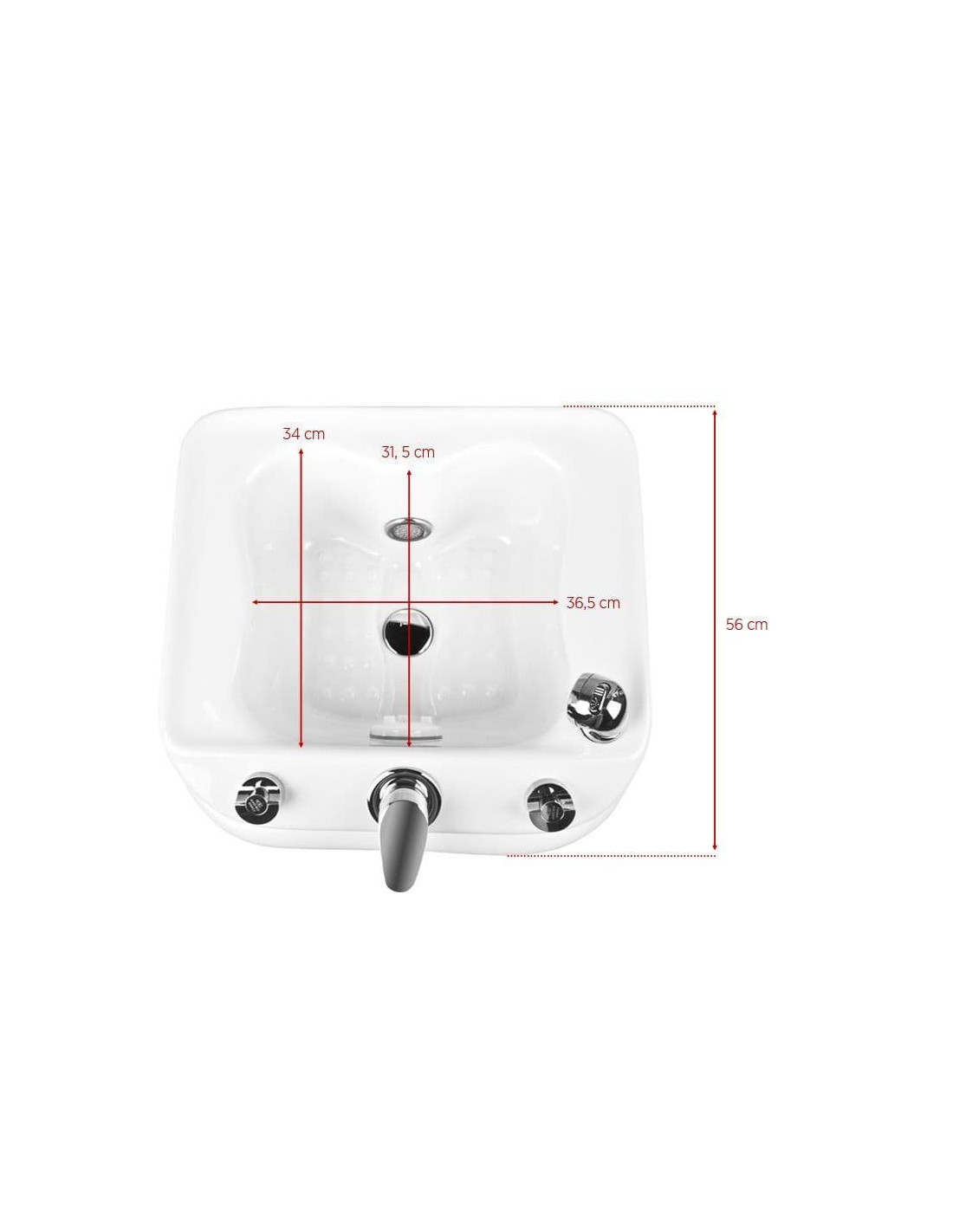 Recepção HZ-A023 Bacia de Banho para Pés Pedicure Spa Lazio