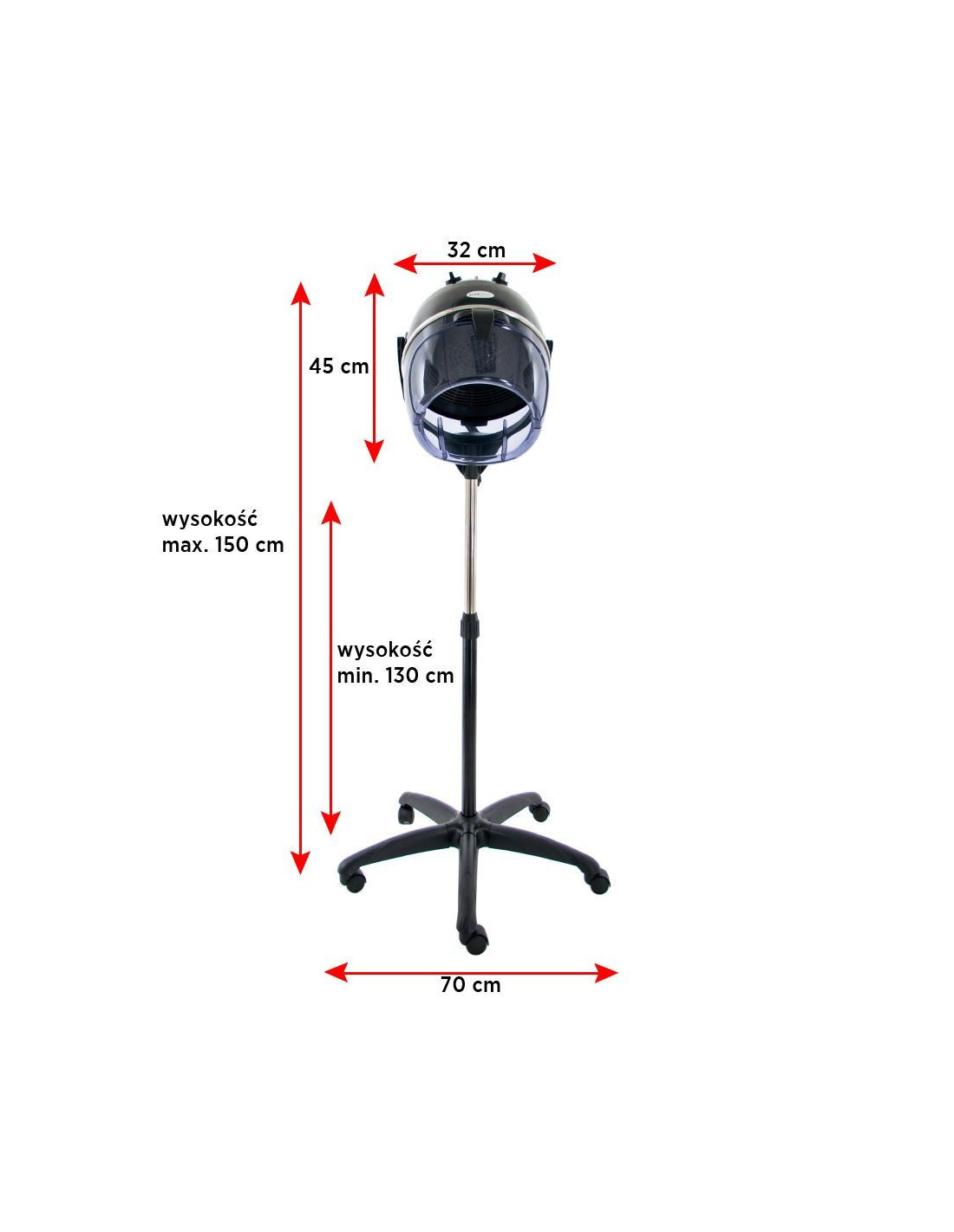 Gabbiano dwie stojąca li-202 predkosci czarna 