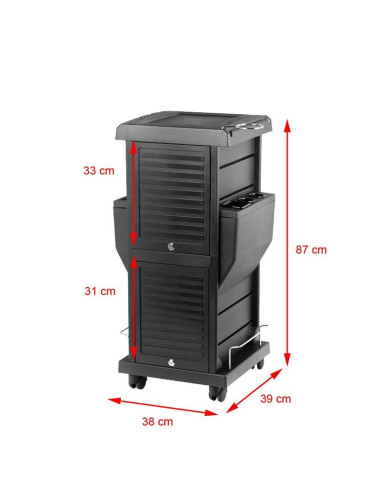 V11 Hairdressing, Coloring and Storage Trolley