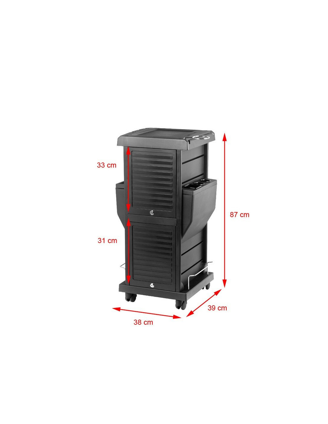 V11 Hairdressing, Coloring and Storage Trolley