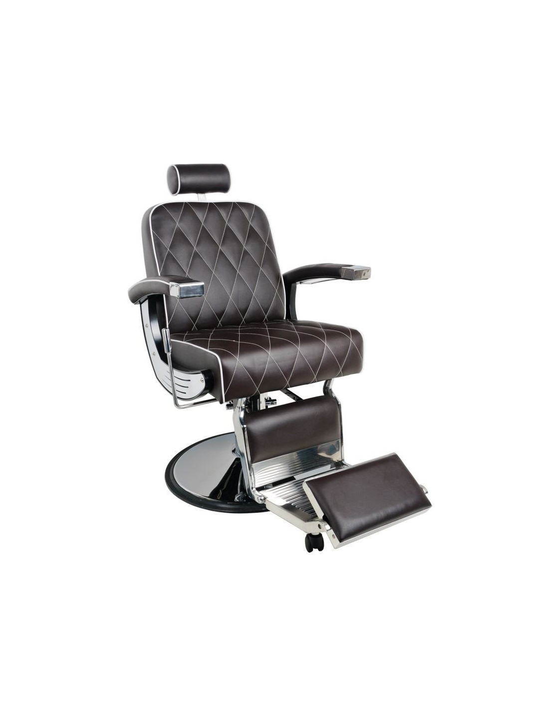 Imperial Brown Barberstuhl – Vintage-Stil & professionelle Ergonomie 