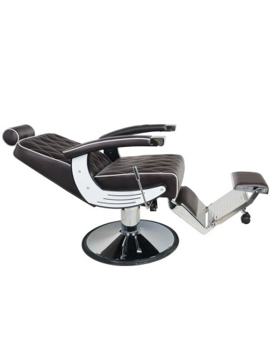 Imperial Brown Barber chair – Vintage Style & Professional Ergonomics 
