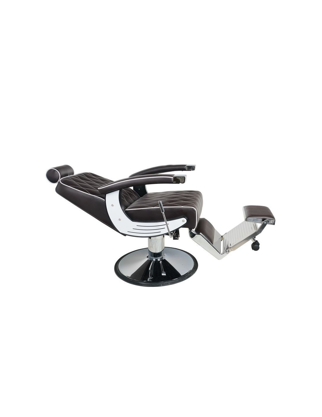 Imperial Brown Barberstuhl – Vintage-Stil & professionelle Ergonomie 