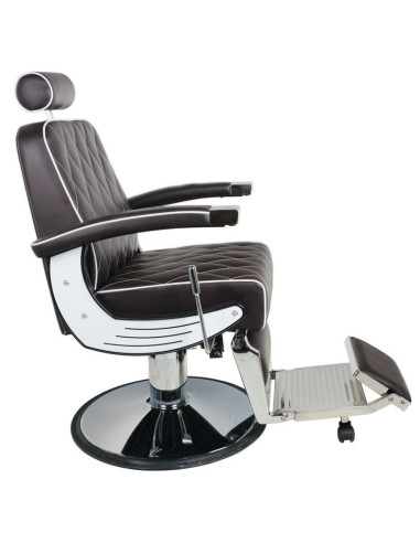 Imperial Brown Barber chair – Vintage Style & Professional Ergonomics 