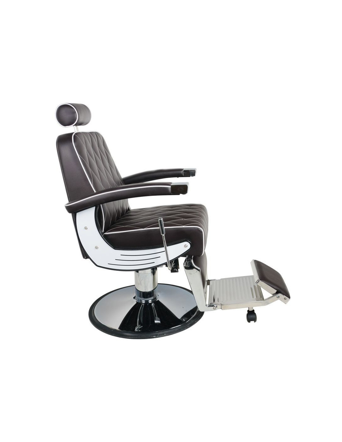 Fauteuil Barbier Marron Impérial – Style Vintage & Ergonomie Pro 