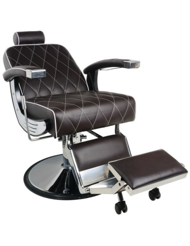 Imperial Brown Barber chair – Vintage Style & Professional Ergonomics 