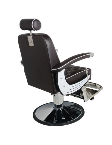 Imperial Brown Barber chair – Vintage Style & Professional Ergonomics 
