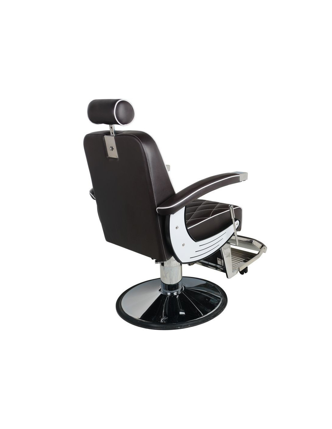 Imperial Brown Barber chair – Vintage Style & Professional Ergonomics 